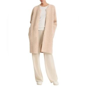 Vince Textured Soft Sculpted Car Coat Size XS